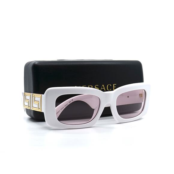 VERSACE VE4444U 314/5 WHITE PINK AUTHENTIC SUNGLASSES - Picture 10 of 13